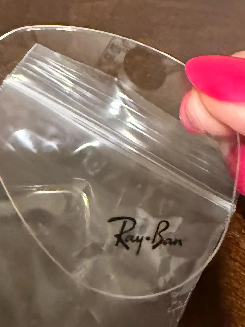 Ray-Ban clear demo lenses - aviator